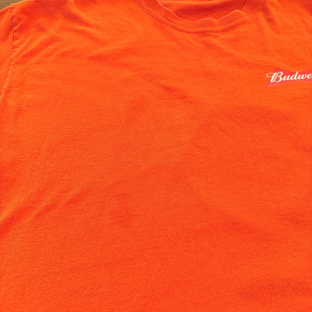 Houston Astros Budweiser T Shirt XL Orange Team History Beer Tee - Picture 6 of 9